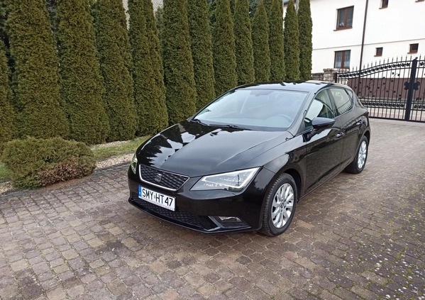 Seat Leon cena 42800 przebieg: 148000, rok produkcji 2015 z Koziegłowy małe 106